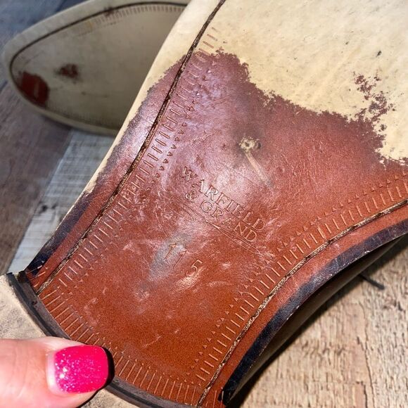 Warfield & Grand leather Oxfords cap toe dress shoe - Picture 9 of 13